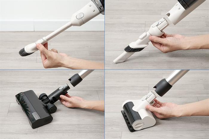 Máy hút bụi cầm tay Roborock H60 Hub Pro - Đen